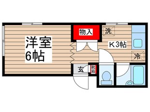 コ－ポさつきの物件間取画像